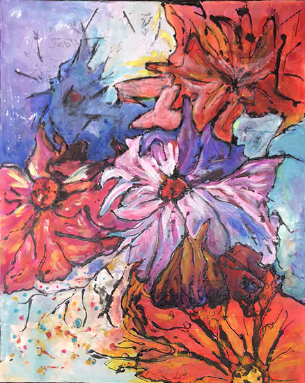 dripping,outsider art,art singulier, denise grisi,