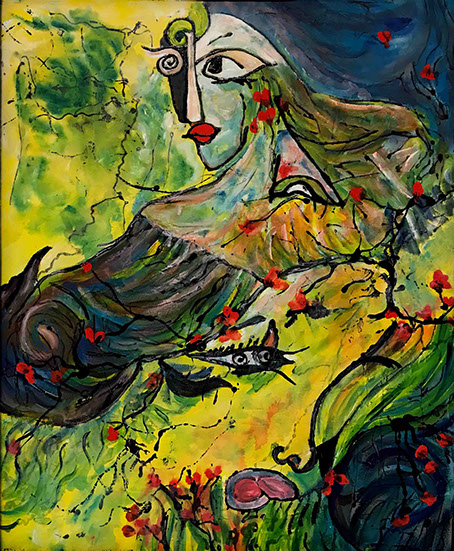 dripping,outsider art,art singulier, denise grisi,