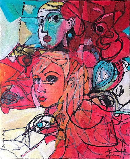 dripping,outsider art,art singulier, denise grisi,