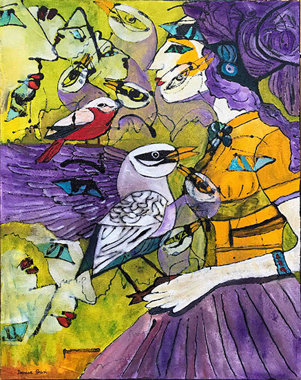 dripping,outsider art,art singulier, denise grisi,