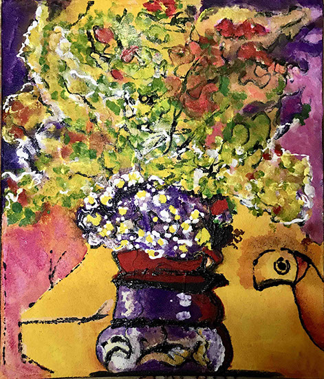 dripping,outsider art,art singulier, denise grisi,